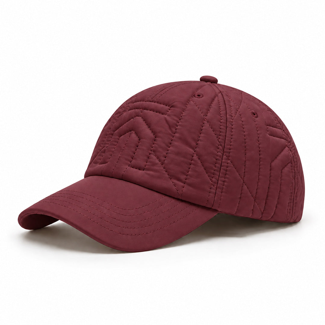 Ivory Quilted Cap
