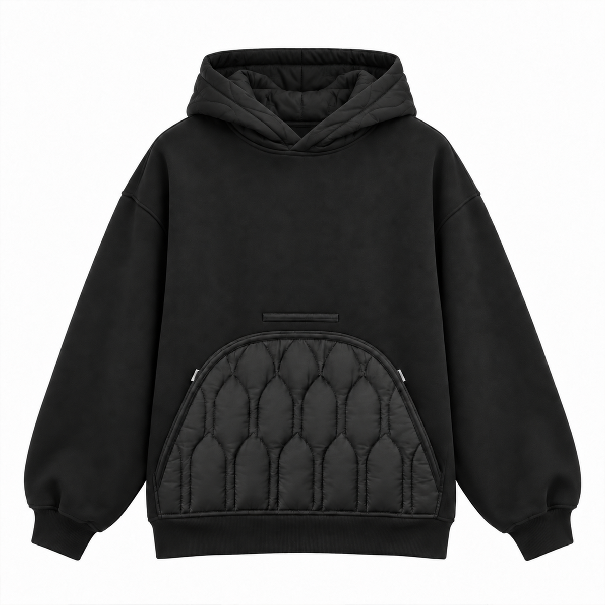 The Charcoal Quilted Hoodie