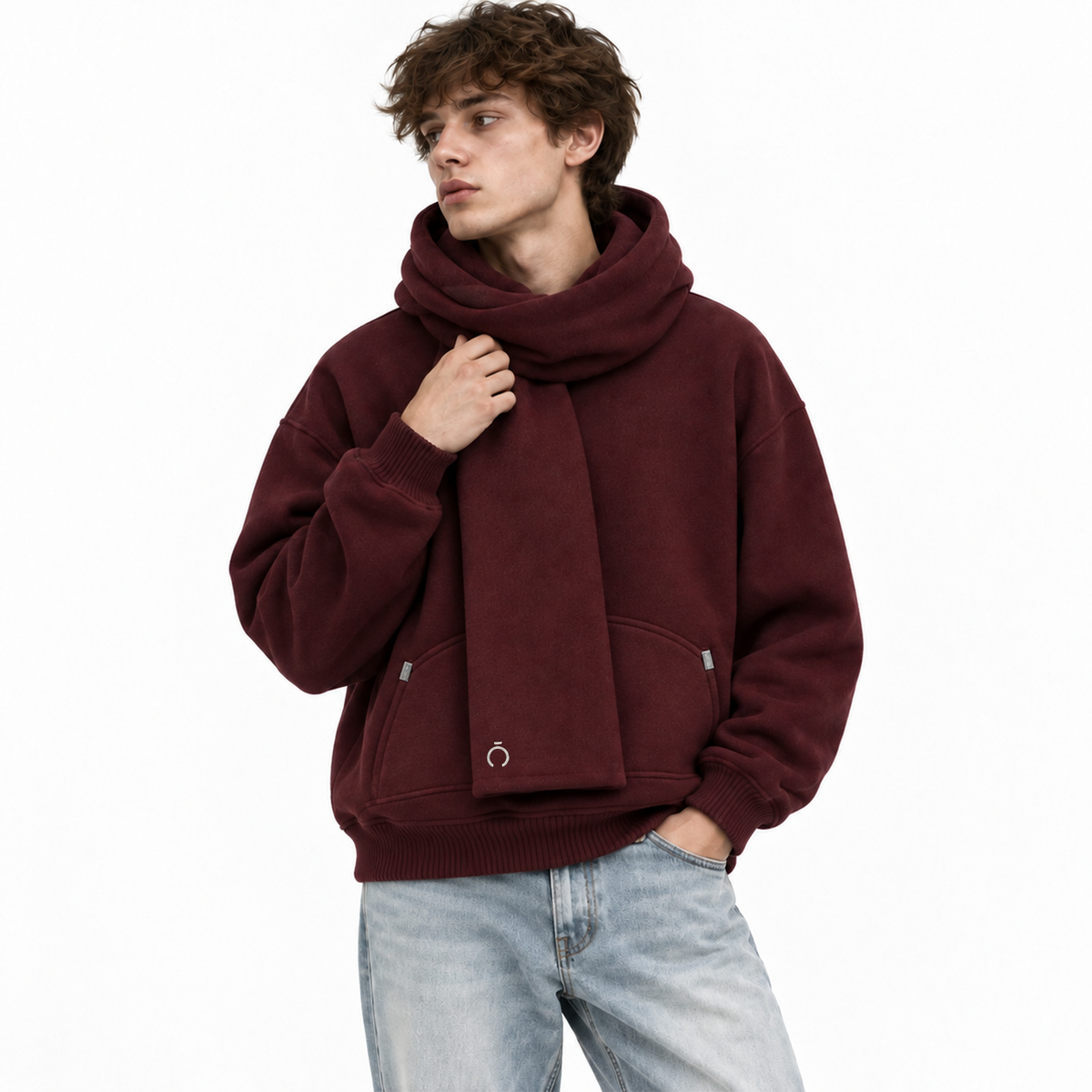 The Ember Scarf Hoodie