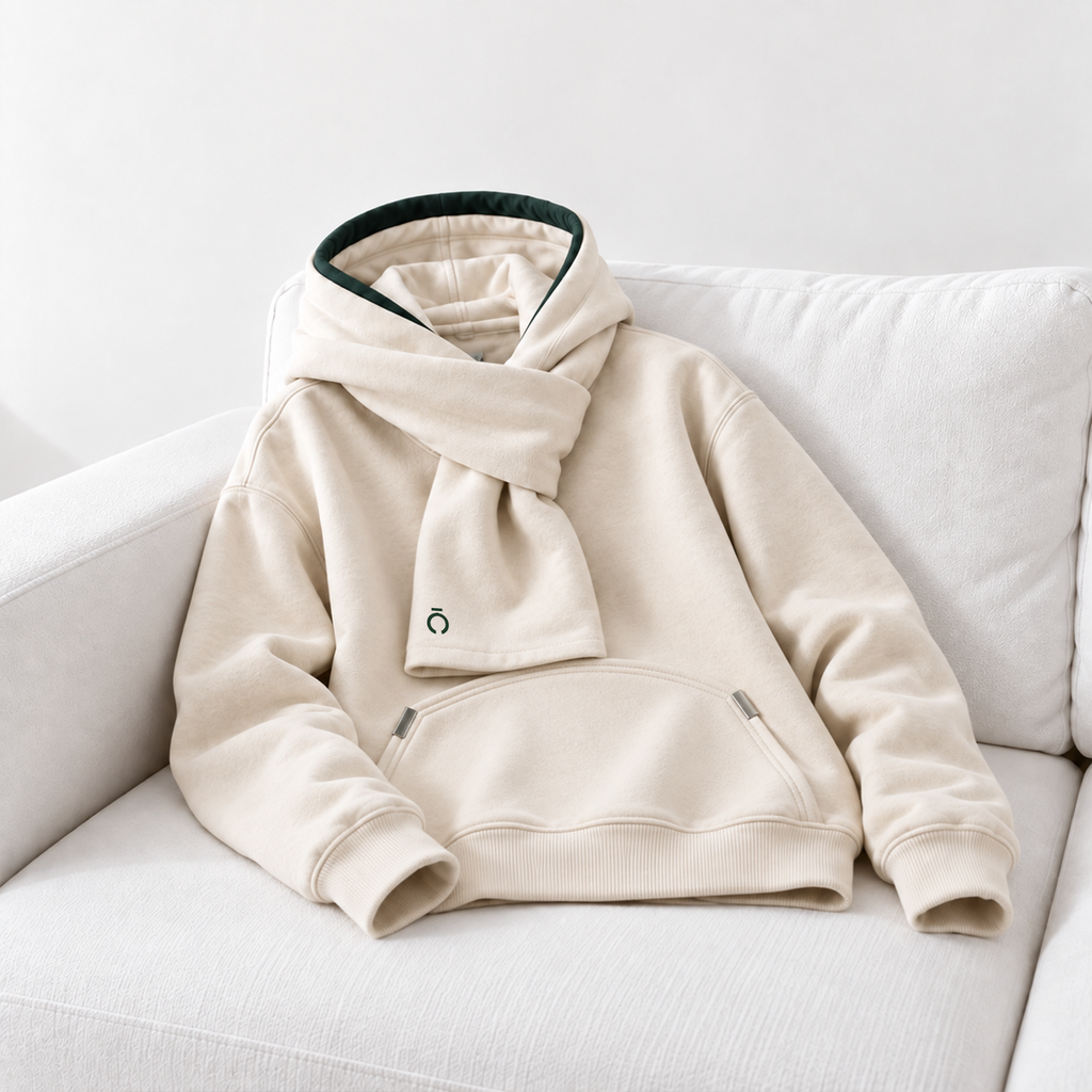 The Ivory Scarf Hoodie