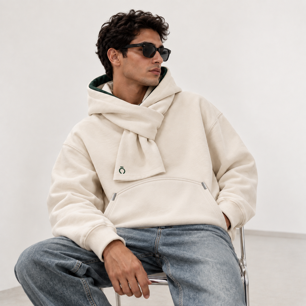 The Ivory Scarf Hoodie