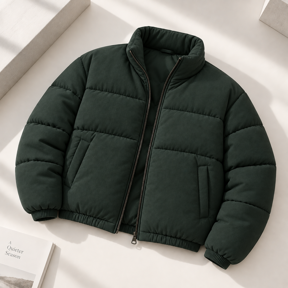 Forest Green Puffer Jacket