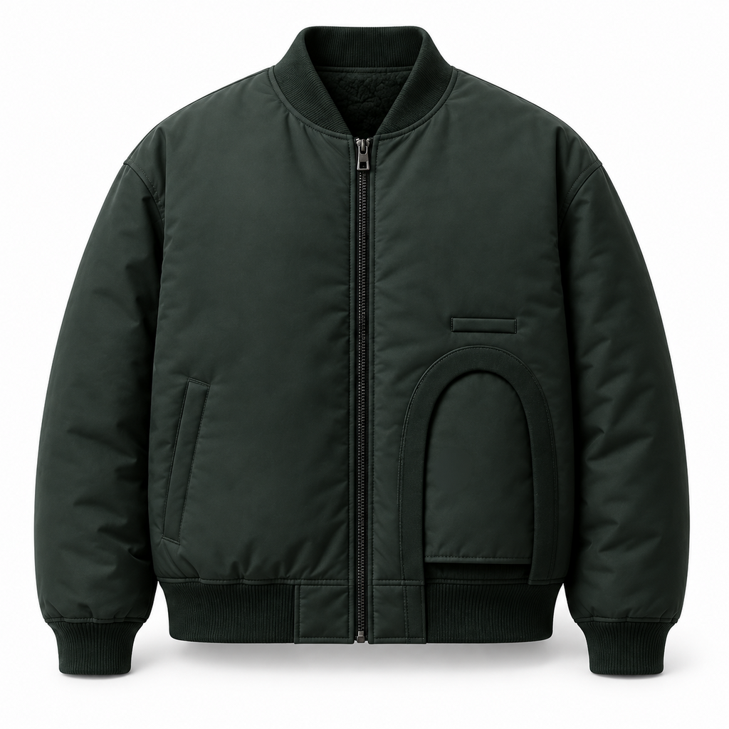 Deep Green Utility Jacket