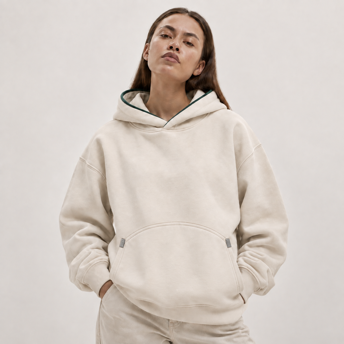 The Ivory Scarf Hoodie