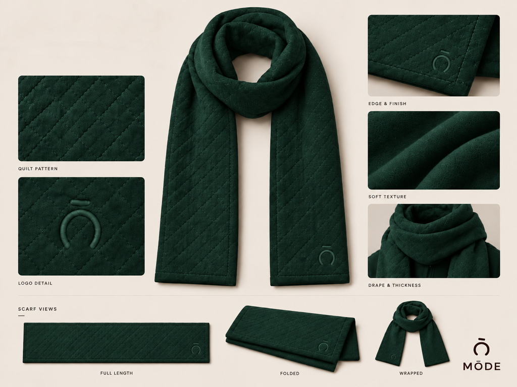 Quilt pattern scarf