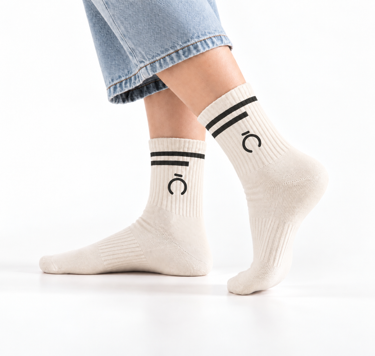 Double-Stripped Socks