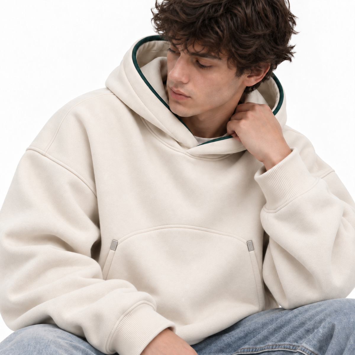The Ivory Scarf Hoodie