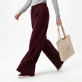 Burgundy Relaxed Trousers