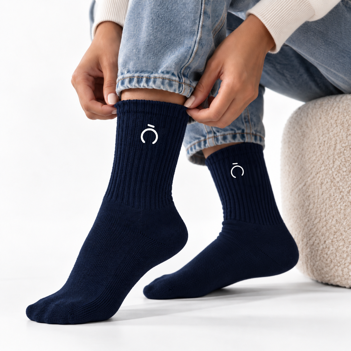 Double-Stripe Socks